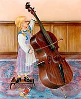 M&auml;dchen mit Cello